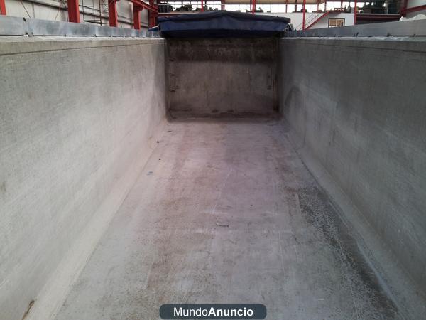 BENALU-SEMIRREMOLQUE BAÑERA DE ALUMINIO 35m