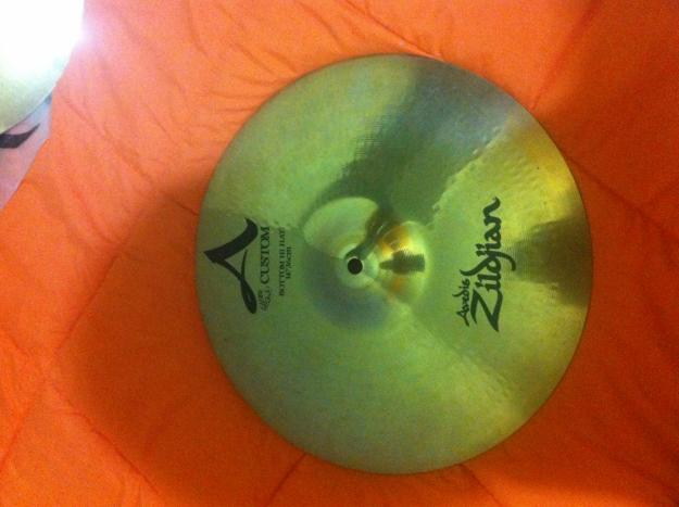 Platos batería zildjian k a custom usados