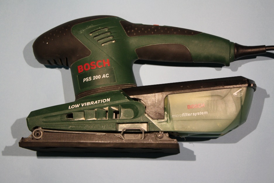 Lijadora electrica bosch 200w low vibration CON FILTRO ¡CASI NUEVA!