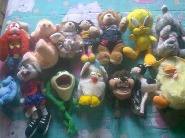 Peluches y tabla