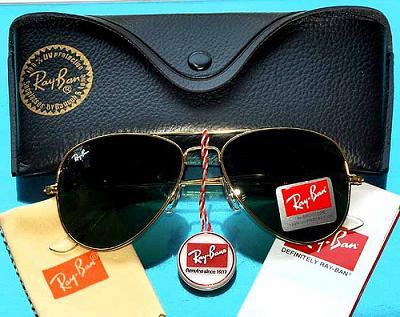 Gafas Ray ban aviator rb3025 verde-dorada