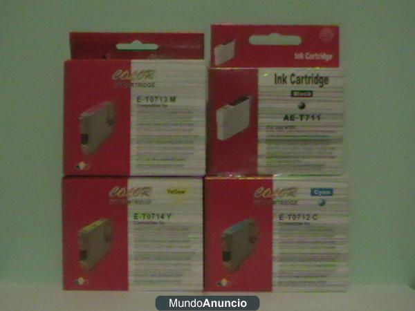 cartucho impresora epson T711- T712-T713-T714