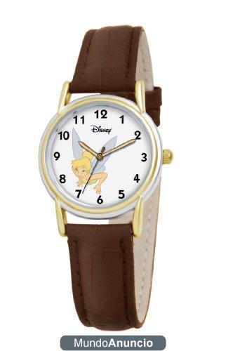 Disney Campanellino 0803C004D089S007 - Reloj de mujer de cuarzo, correa de acero inoxidable