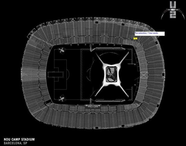 U2  360º Worl Tour  ( 30/06/09 Barcelona )  2 Entradas