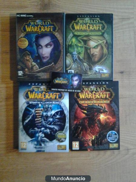 vendo pack World of Warcraft  70€  + 15 dias tarjeta.