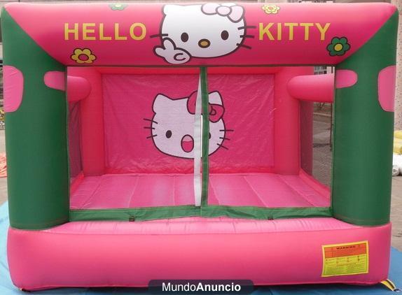 Mini Castillo hinchable Hello Kitty