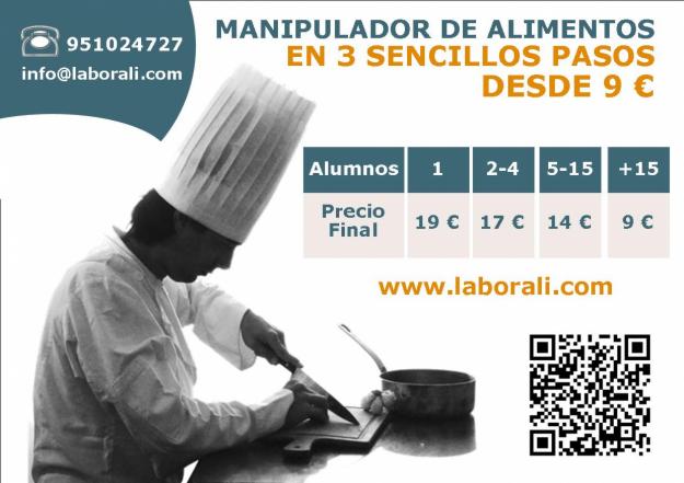 Certificado Manipulador de Alimentos