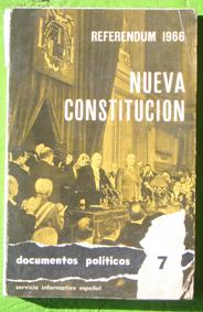 Referéndum 1966. Nueva Constitución. Servicio Informativo Español