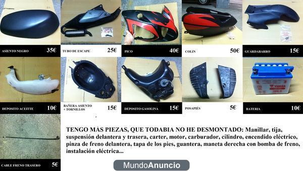 Despiece entero de Aprillia Sonic de los leones modelo 2007