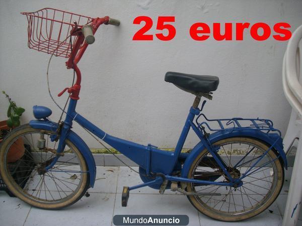 ola vendo una bici por tan solo 25 euros  por no tener sitio