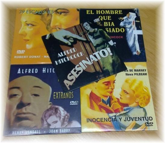 Vendo un lote de peliculas (dvds) de hitchcock ii