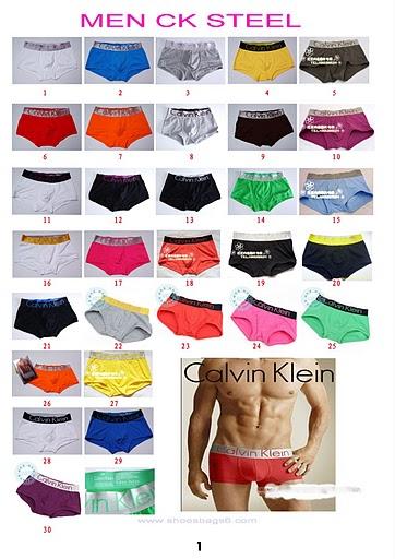 Calzoncillos, bragas, tangas de CALVIN KLEIN a un precio inmejorable, a 3.5€ la unidad!!!