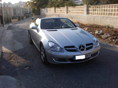 Mercedes Clase SLK 200K 163CV MANUAL.PLATA.CUERO NEGRO. NACIONAL. KM 80.400