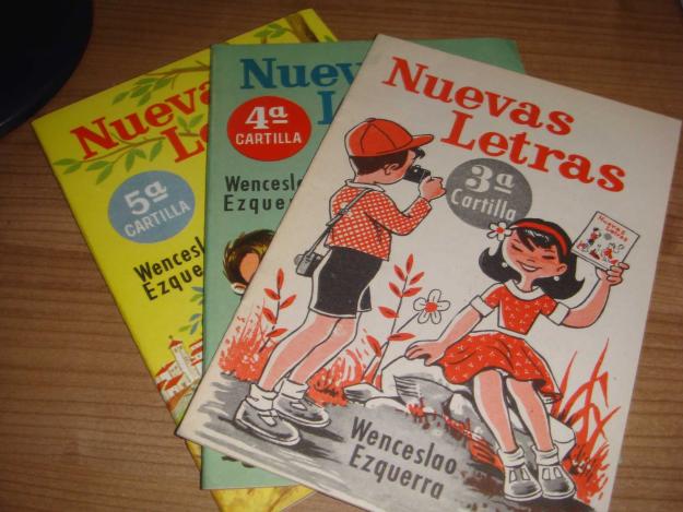 Cartillas de lectura Años 70. Libros español