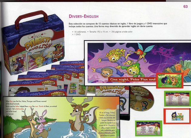 03. CUENTOS DIDACTICOS: DIVERTIENGLISH (15+1 VOL+1DVD)+ REGALO