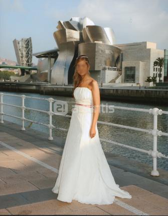 VENDO PRECIOSO VESTIDO NOVIA PALABRA DE HONOR TALLA 36-38