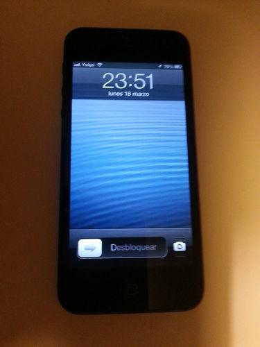 Apple iPhone 5 - 16 GB Negro Yoigo + FACTURA