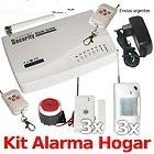 Kit sistema de seguridad con transmisor gsm y 2 detectores oferta seguridad alarmas