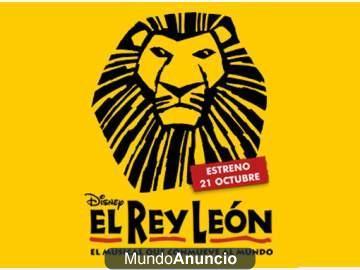 Vendo Entrada MUSICAL REY LEON-MADRID