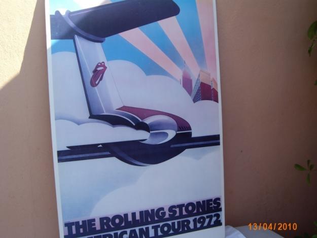 POSTER THE ROLLING STONES AMERICAN TOUR 1972