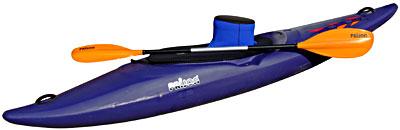 Kayak Prijon Chopper School + flotador + cubrebañeras neopreno