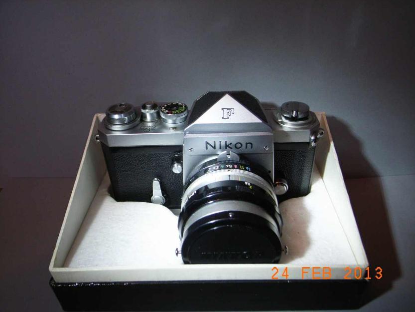 Nikon F Early Vintage Cámara y Kogaku Nikkor 50mm f2-H Lentes