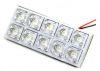 PLACA 10 LEDS SUPERFLUX W5W BA9S C5W