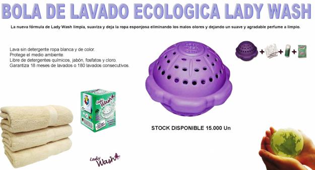 PARTIDA DE BOLAS  DE LAVADO ECOLOGICA