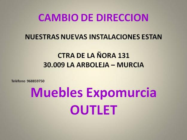 Liquidacion muebles al costo