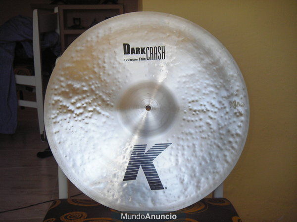 Se vende plato Zildjian K dark thin crash 19 nuevo