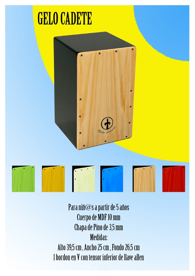 Cajón Flamenco Gelo Sonido