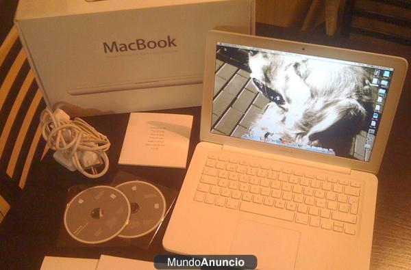 Macbook White 2,4GHz/2gb/250gb/Geforce 320/sd