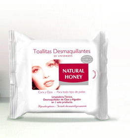 Toallitas Desmaquillantes Natural Honey 20u+10u