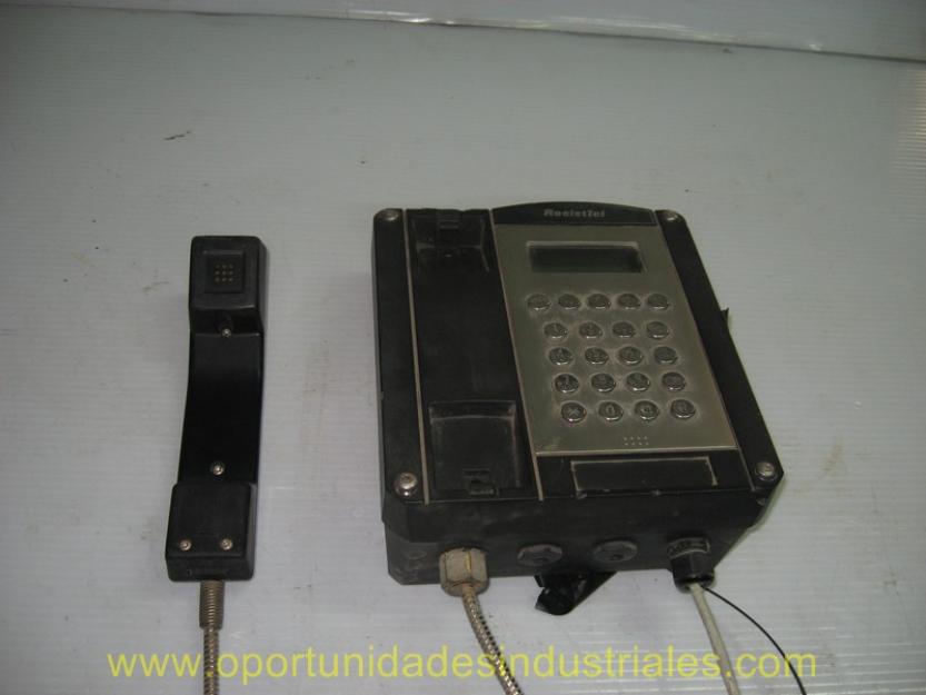 Equipos de telefonia FHF para tuneles y minas en circuito cerrado IP 66