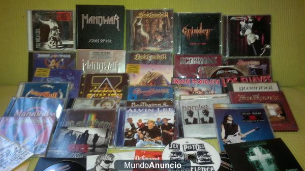 venta de cds  heavy y rock