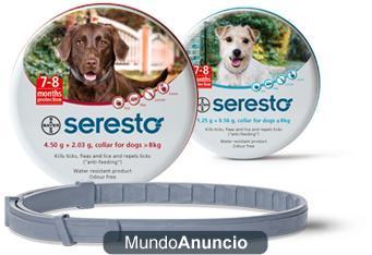 Seresto perros collar antiparasitario de larga duración 8 meses