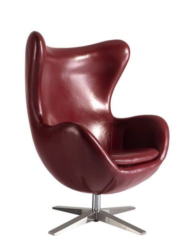 SILLON EG-66, DISEO, TAPIZADO COLOR VINO