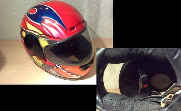 Casco integral NZI rojo