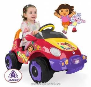 Coche bubble dora 6v-oferta especial