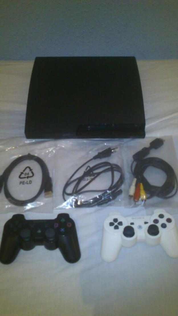 Ps3 slim 160gb + 2 mandos+ hdmi