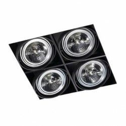 Leds C4 Architectural Downlight Multidir Trimless Cuadrado 4xQr-111 - Blanco - iLamparas.com