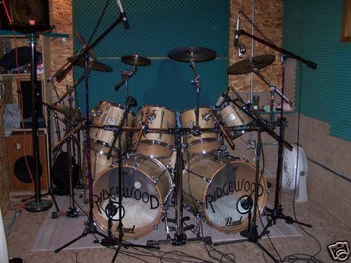 Pearl CZX Custom 9 Piece All Maple Drum Kit w/ Extras