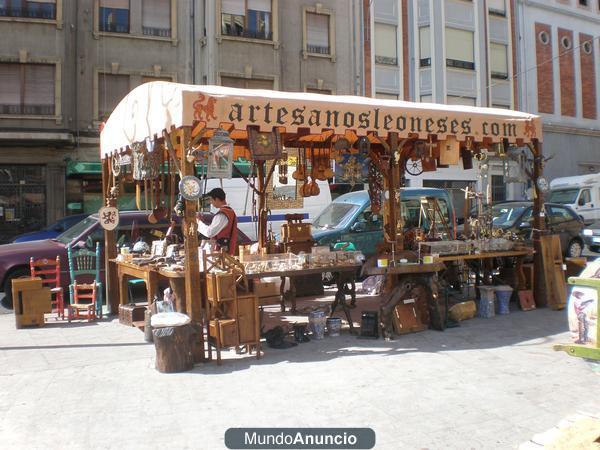 Stand, tienda o puesto para ferias de artesania, medievales, etc.