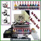 Tattoo kit 3 Maquinas 10 tintas con maletin A001 - mejor precio | unprecio.es