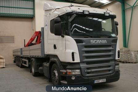 CAMION SCANIA + SEMIREMOLQUE FRUEHAUF