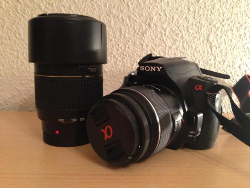 Reflex Sony A- 230 +Obejtivos +Funda +Tarjeta 4gb