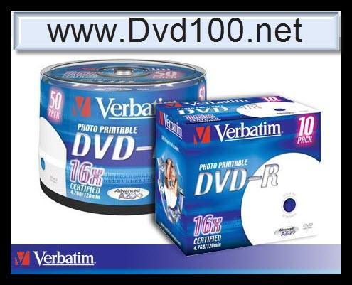 DVD-R VERBATIM 4,7 GB EN TARRINA 25 PCS AL MEJOR PRECIO. CALIDAD Y SERVICIO 24H.