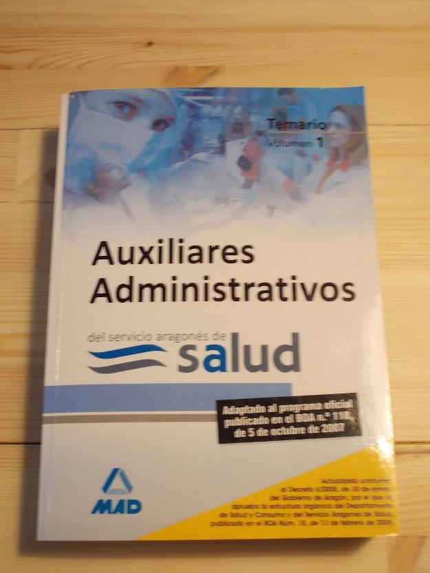 Libro oposicion auxiliar salud zaragoza