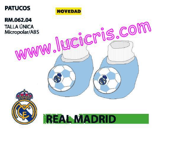 PATUCOS REAL MADRID PARA BEBÉS