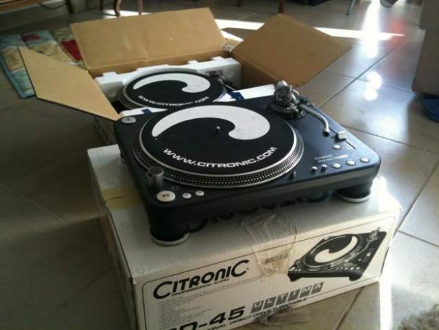 2 PLATOS (Giradiscos) CITRONIC PD-45 (PALMA DE MALLORCA) - También se vende por separado